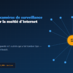 Image d'en-tête : le botnet Mirai, 2016, des caméras de surveillance qui font tomber Internet