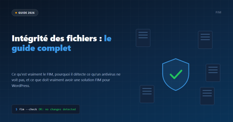 Image d'en-tête : guide 2026 de l'Intégrité des Fichiers (FIM)
